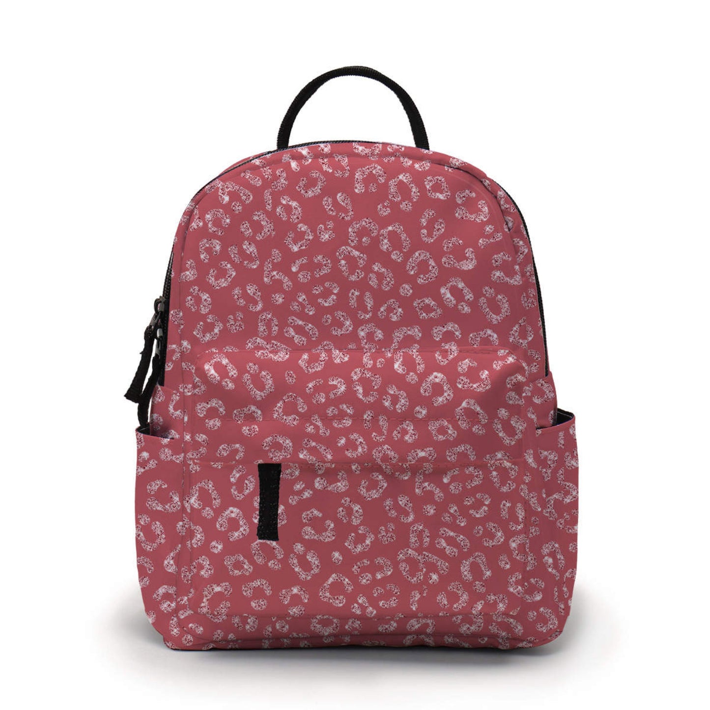 Mini Backpack - Animal Print Dark Pink Leopard - Three Bears Boutique