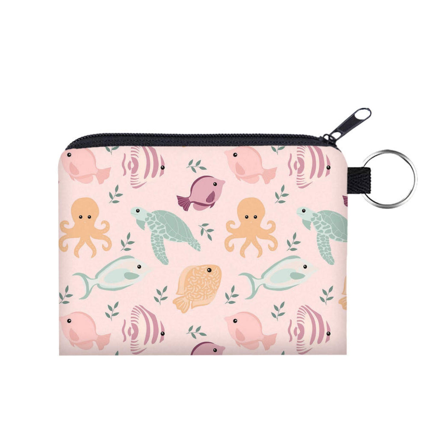 Mini Pouch - Under The Sea Pink - Three Bears Boutique