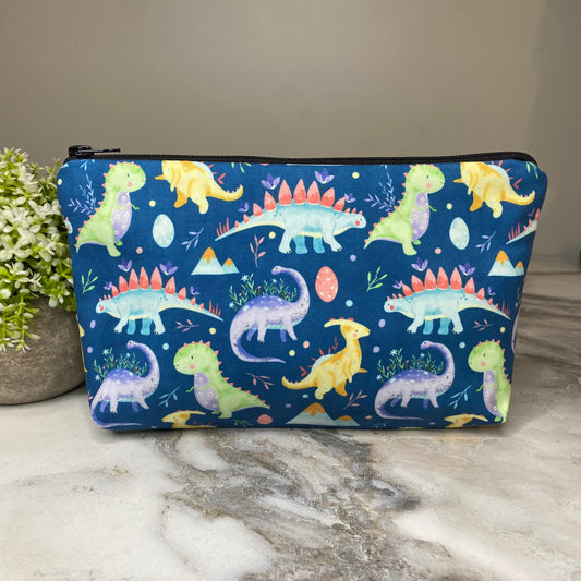 Pouch - Blue Dino