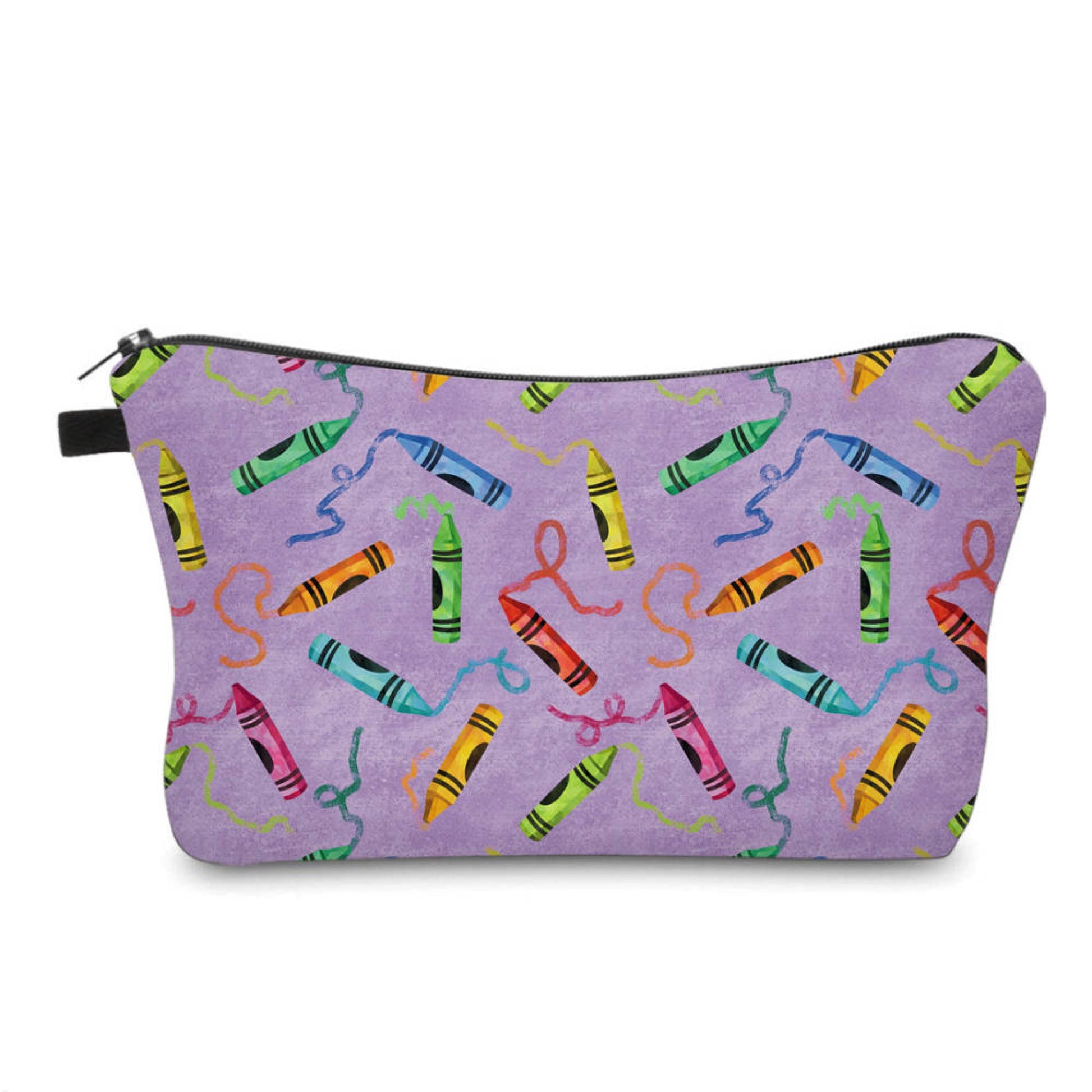 Pouch - Crayons Purple - Three Bears Boutique