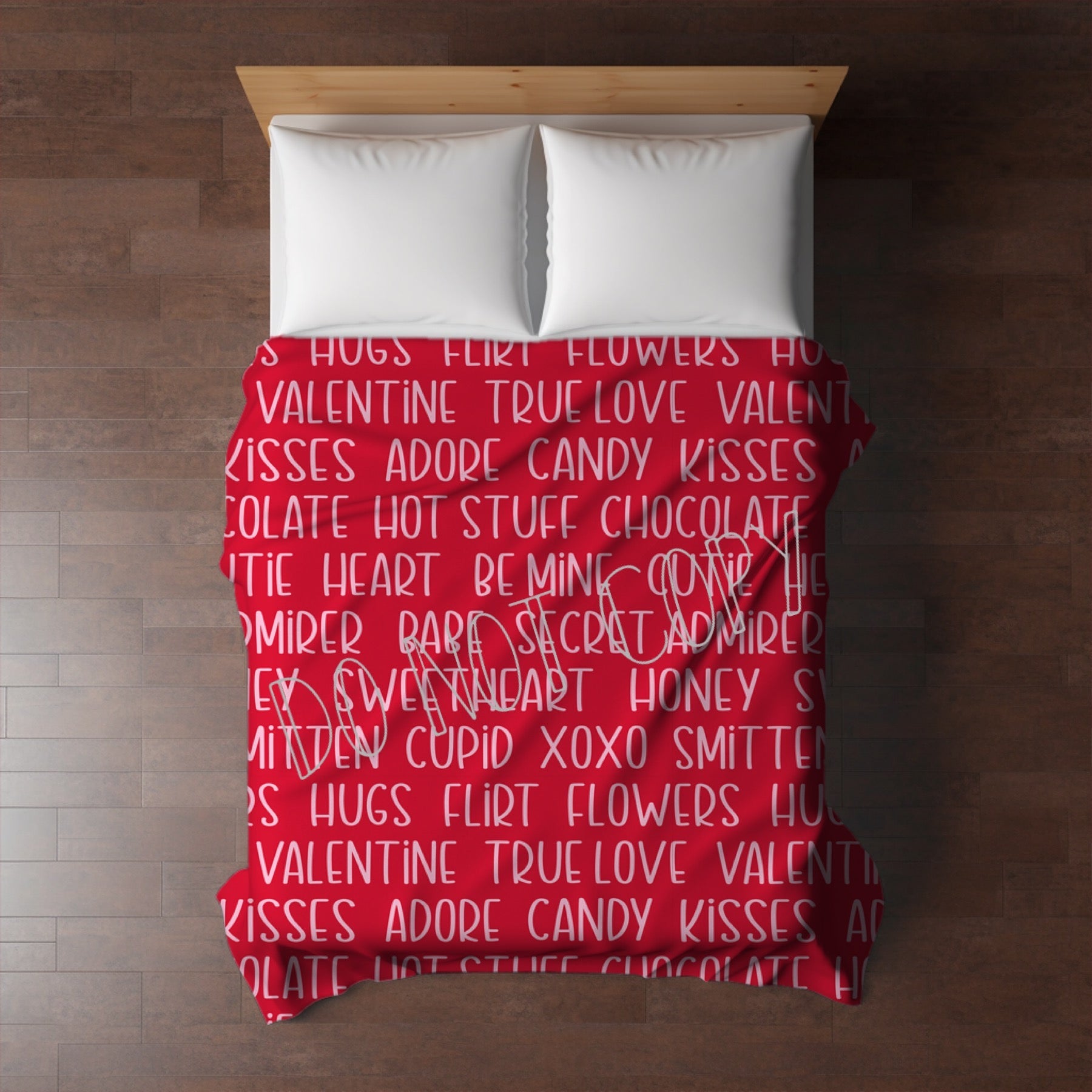 Blanket - Be Mine Words - Three Bears Boutique
