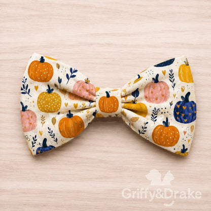 Pretty Pumpkins Pet Bow Tie