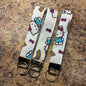 Handmade Cotton Wristlet Key Fob