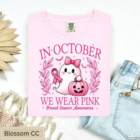 In October We Wear Pink Tee.