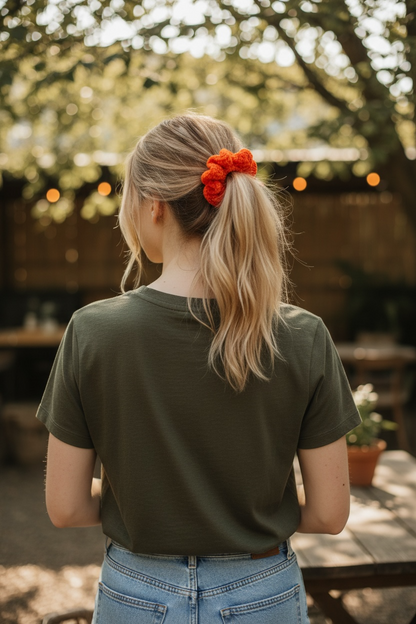Neon Orange Hair Tie