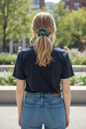 Denim Blue Hair Tie