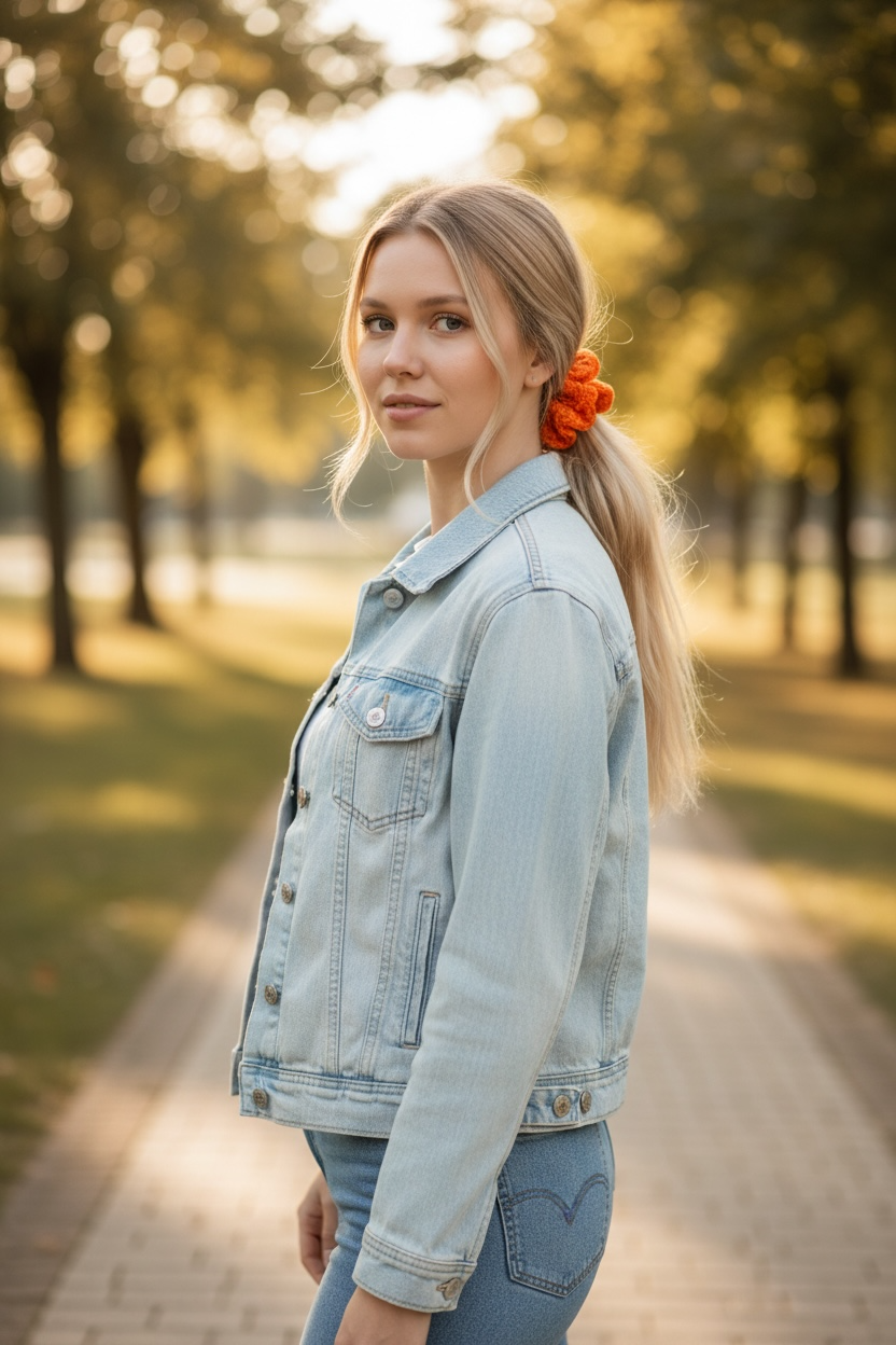 Rosy Pink 3-Pack Scrunchie Set