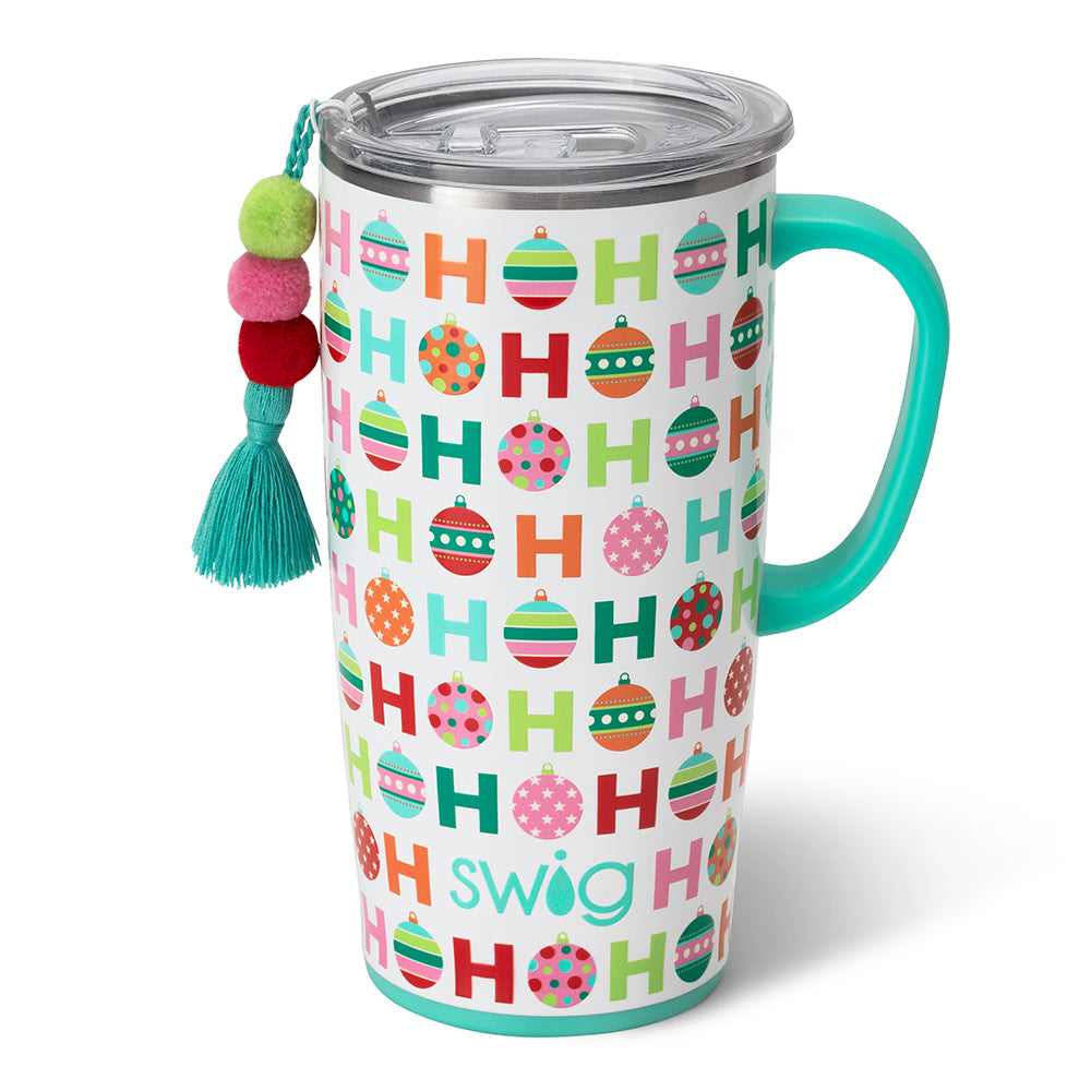 HoHoHo Travel Mug (22oz) - Three Bears Boutique