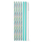 Rainbow Stripes Straw Set
