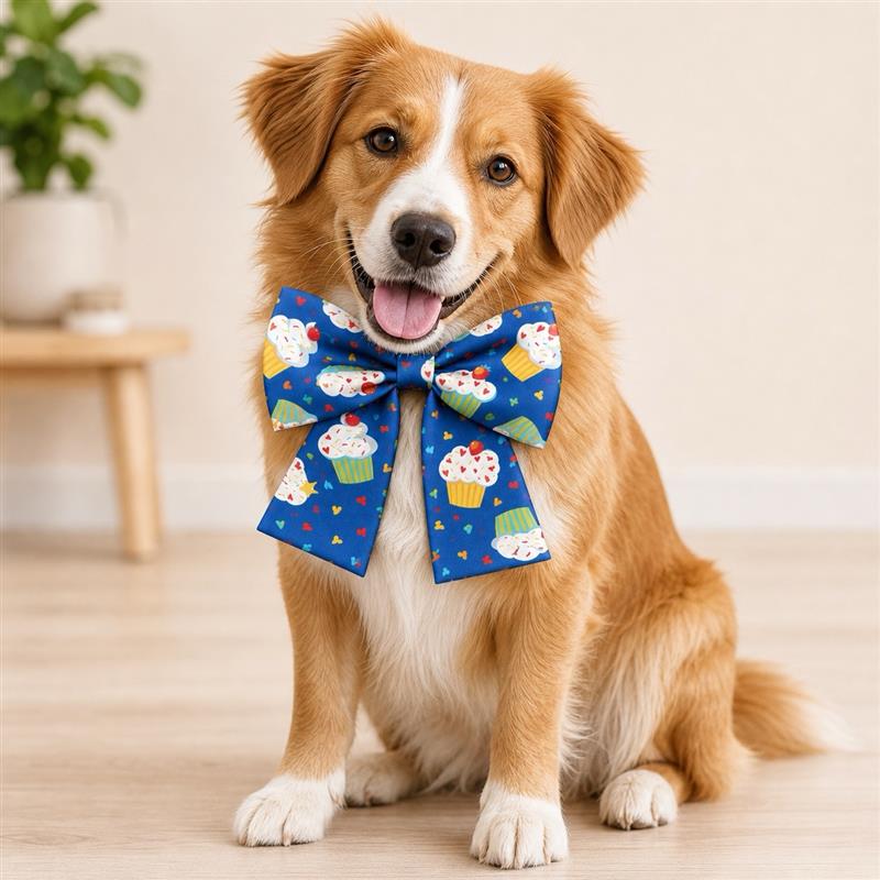 Cupcakes and Cuddles Pet Sailor Bow