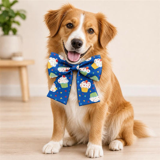 Cupcakes and Cuddles Pet Sailor Bow