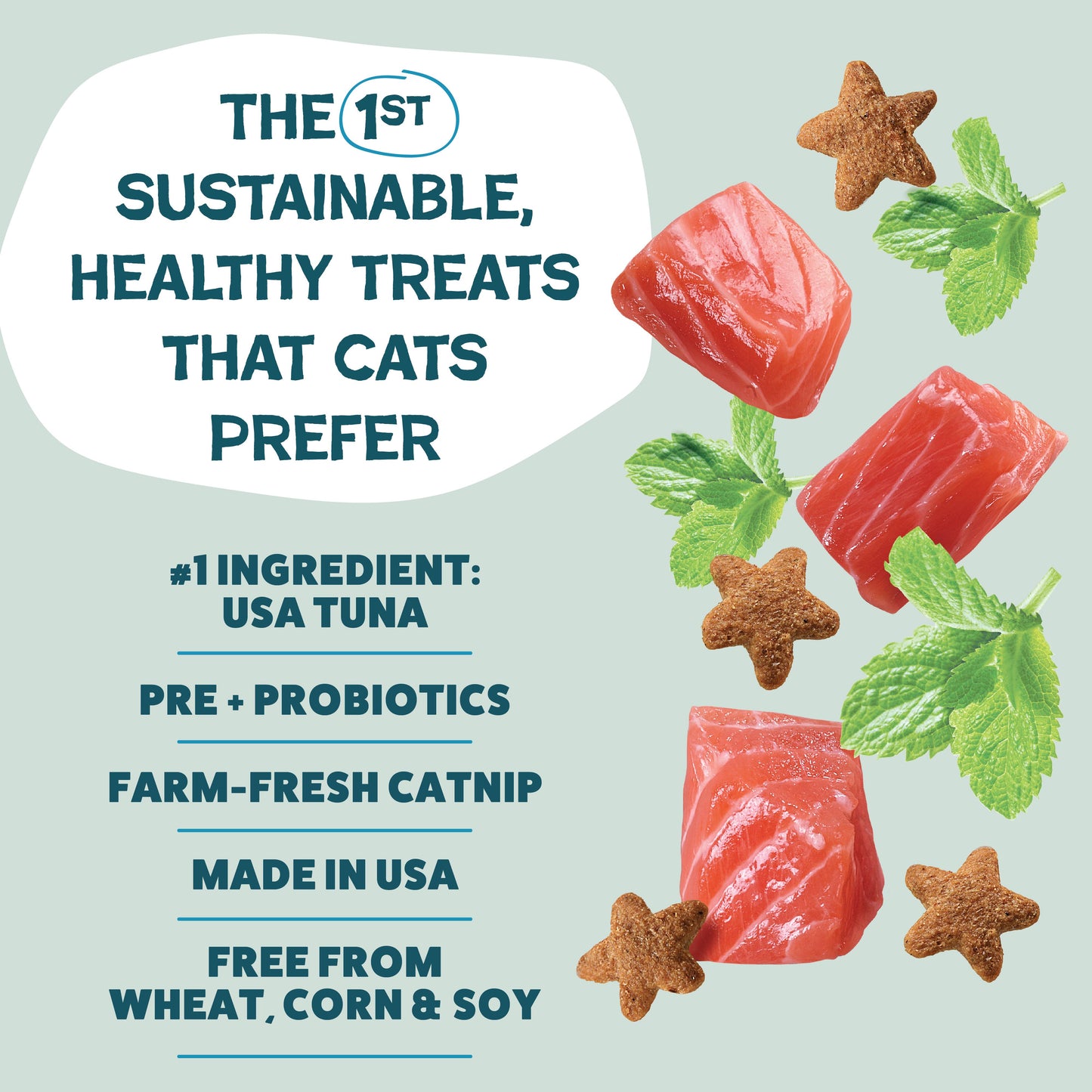 Tuna & Catnip Cat Treats — Skin & Coat Support
