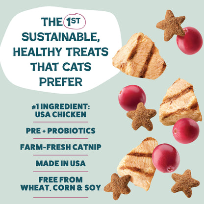 Chicken & Cranberry Cat Treats — Digestive Support