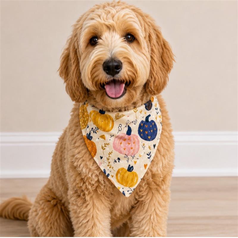 Pretty Pumpkins Pet Bandana
