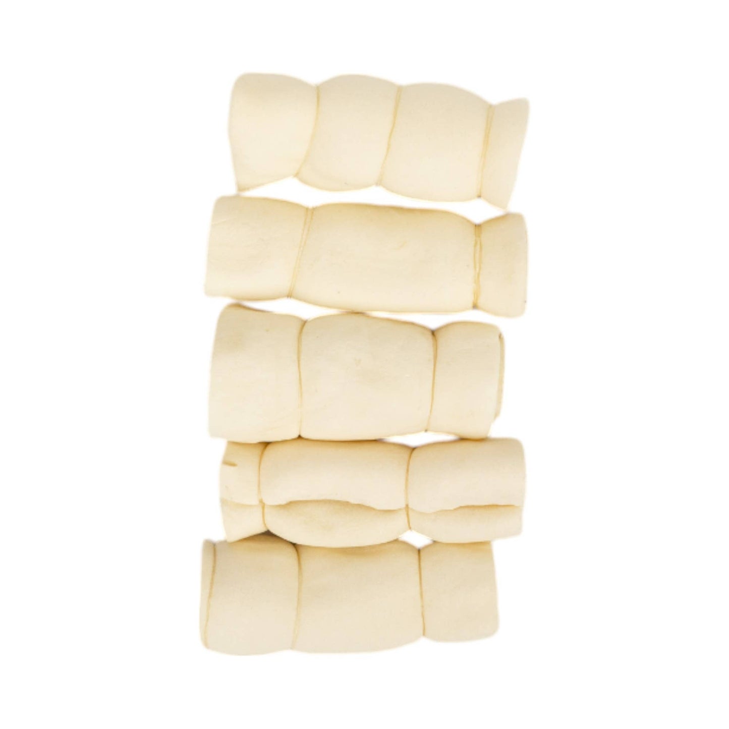 All-Natural Plain Beef Cheek Rolls Dog Chews (5/Bag)