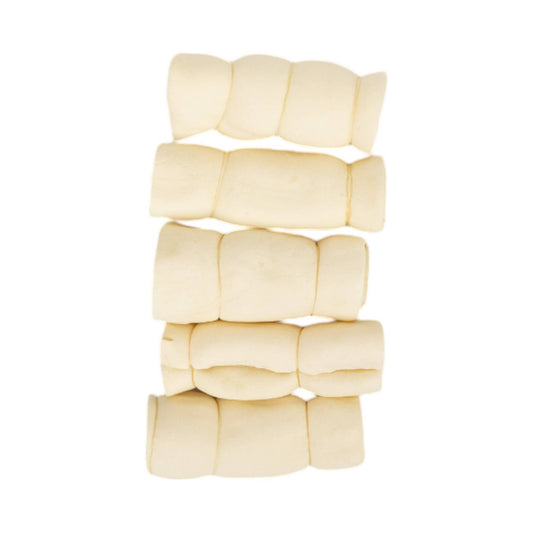 All-Natural Plain Beef Cheek Rolls Dog Chews (5/Bag)
