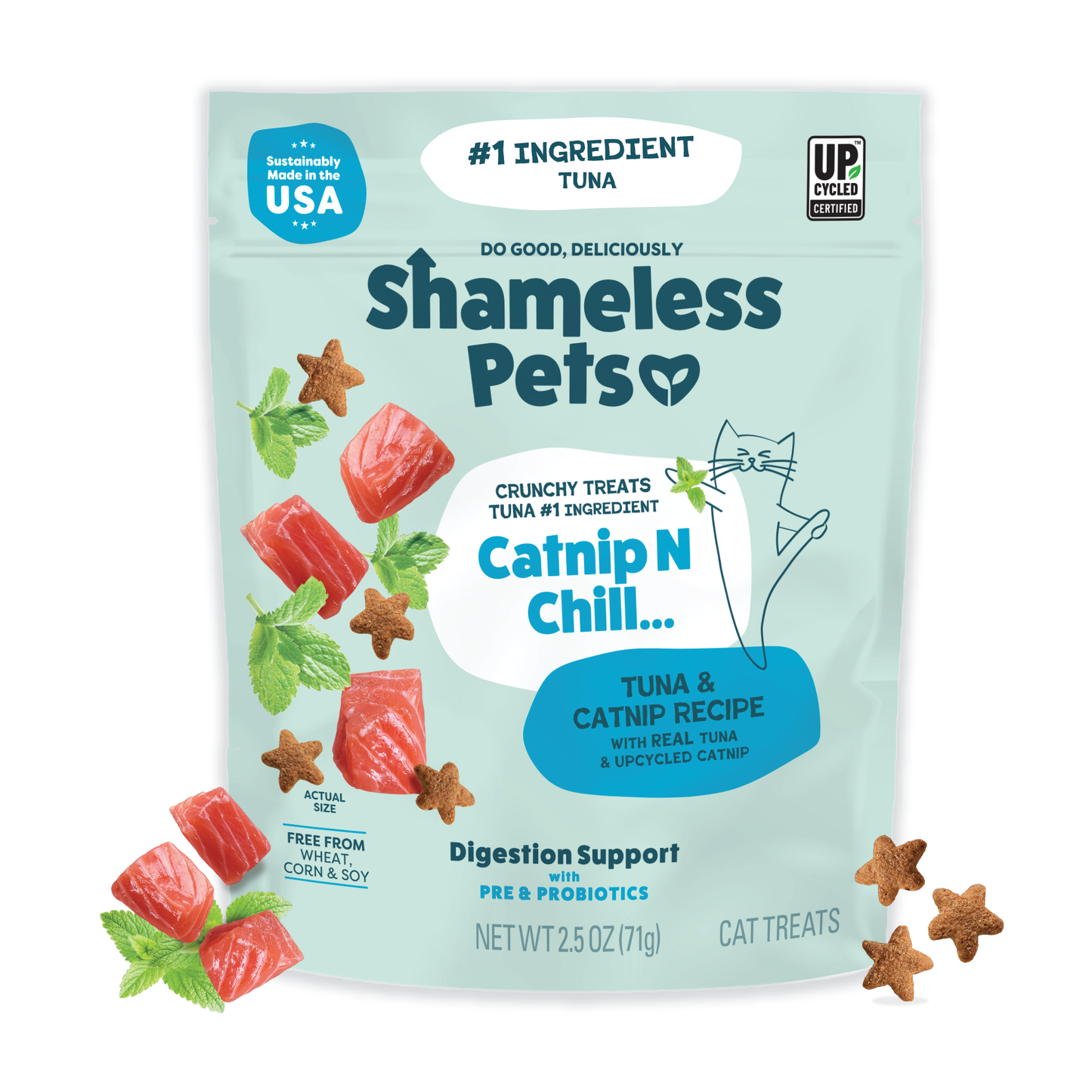 Tuna & Catnip Cat Treats — Skin & Coat Support