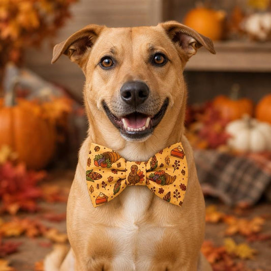 Thanksgiving Pet Bow Tie