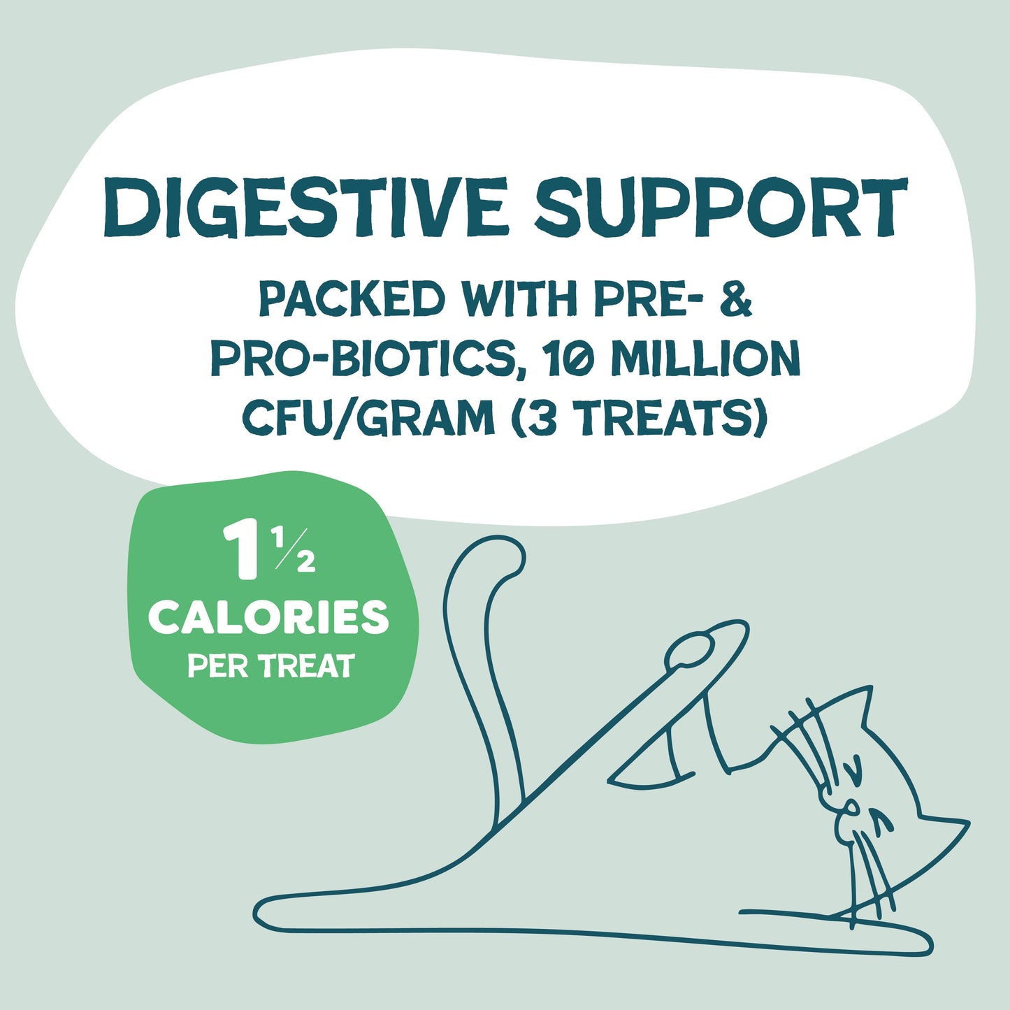 Chicken & Catnip Cat Treats — Digestive Support