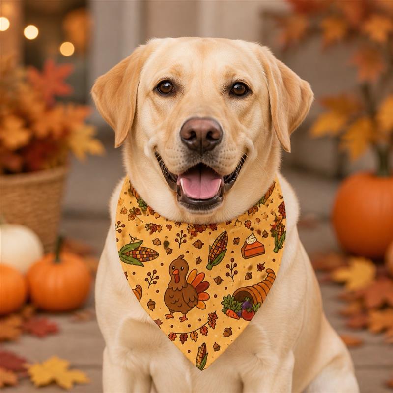 Thanksgiving Pet Bandana