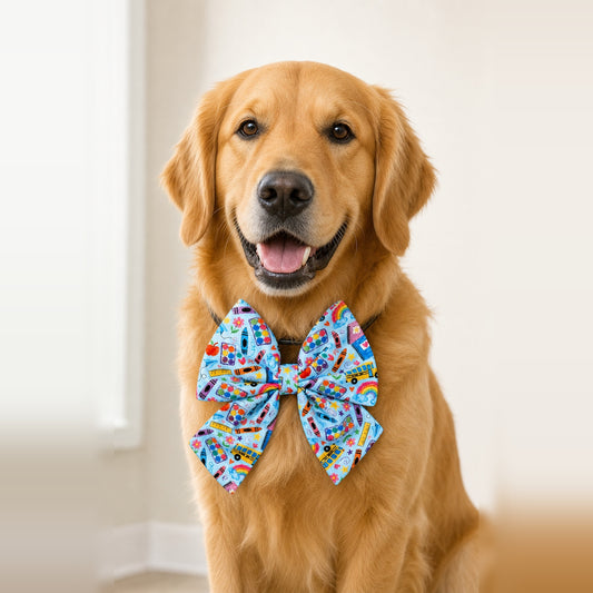 Back to School Pet Sailor Bow