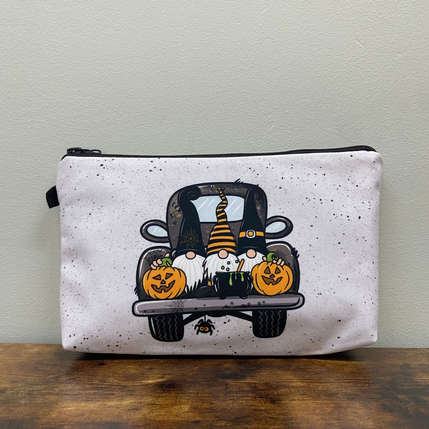 Pouch - Halloween - Gnome Truck - Three Bears Boutique