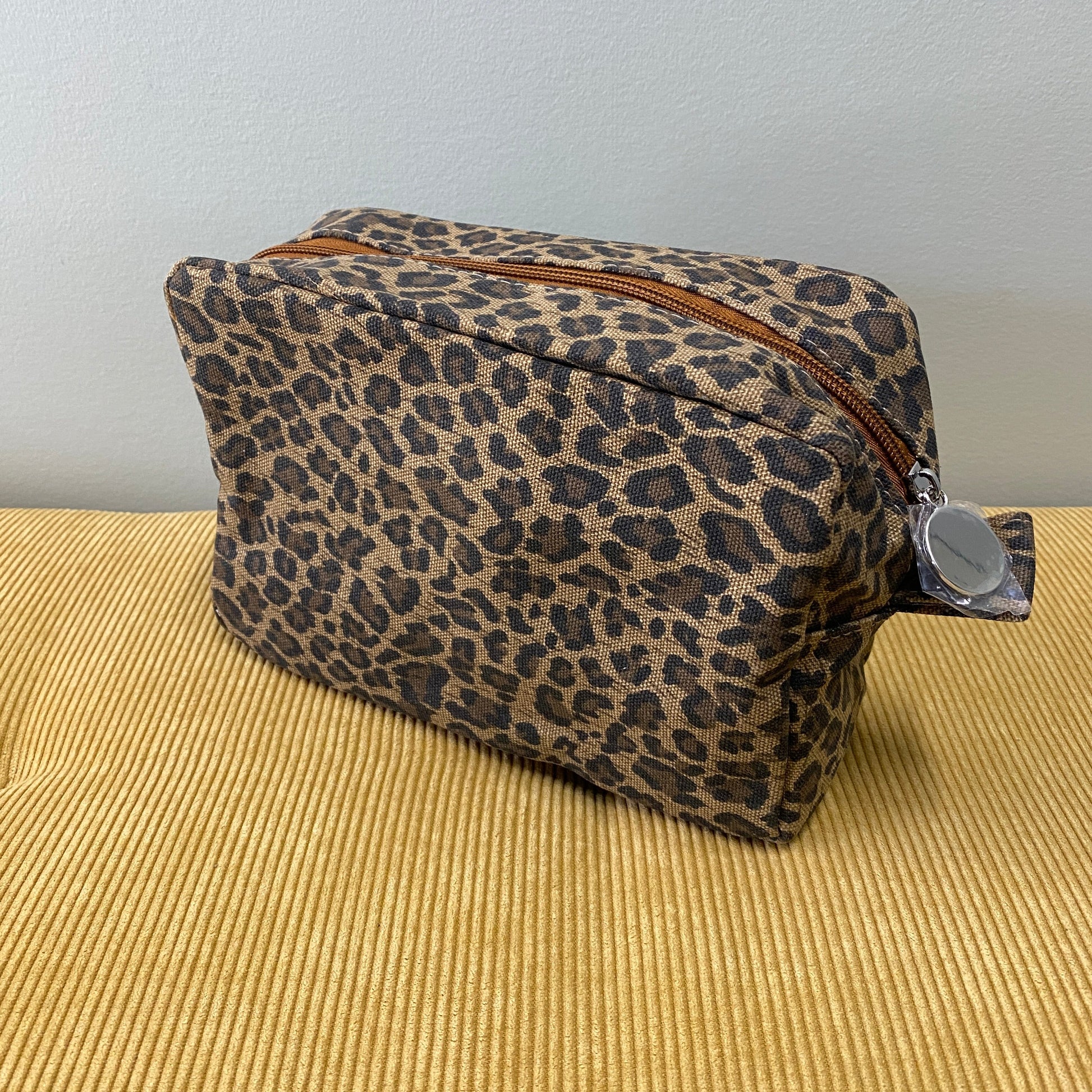 Pouch - Stand Up Zip - Brown Leopard - Three Bears Boutique