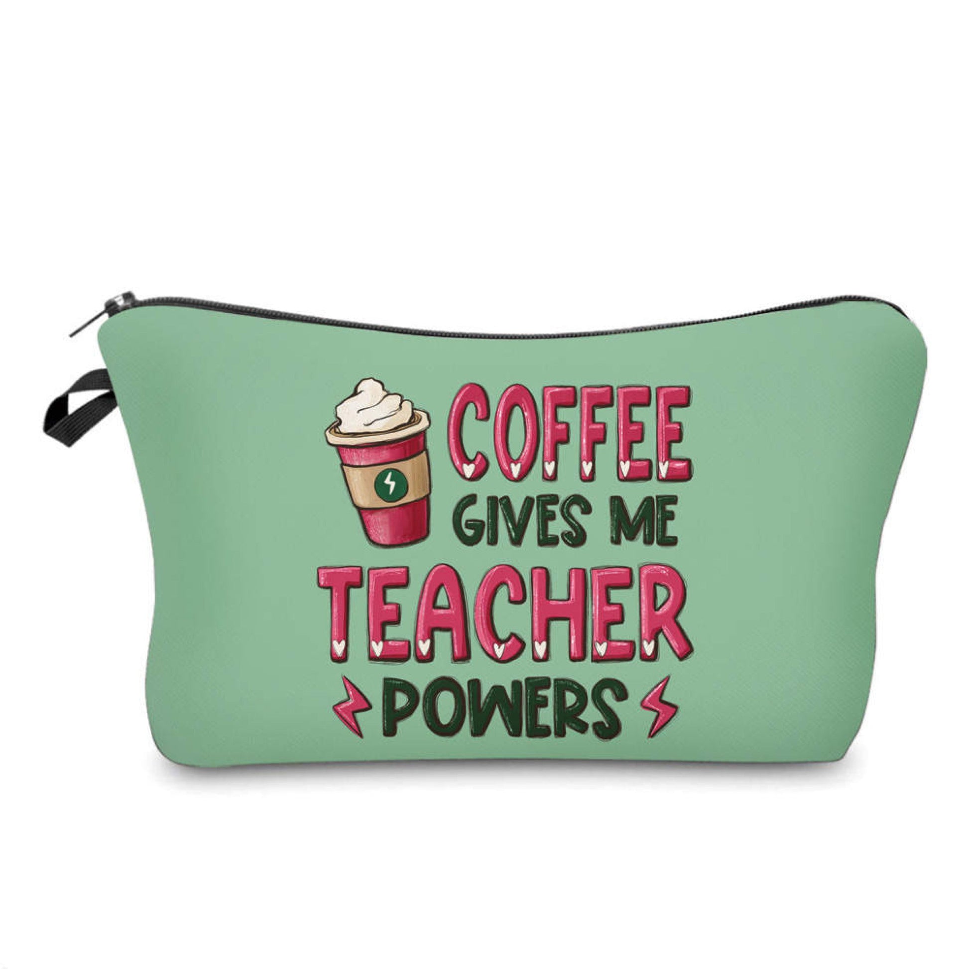 Pouch - Teacher, Coffee Powers - Three Bears Boutique