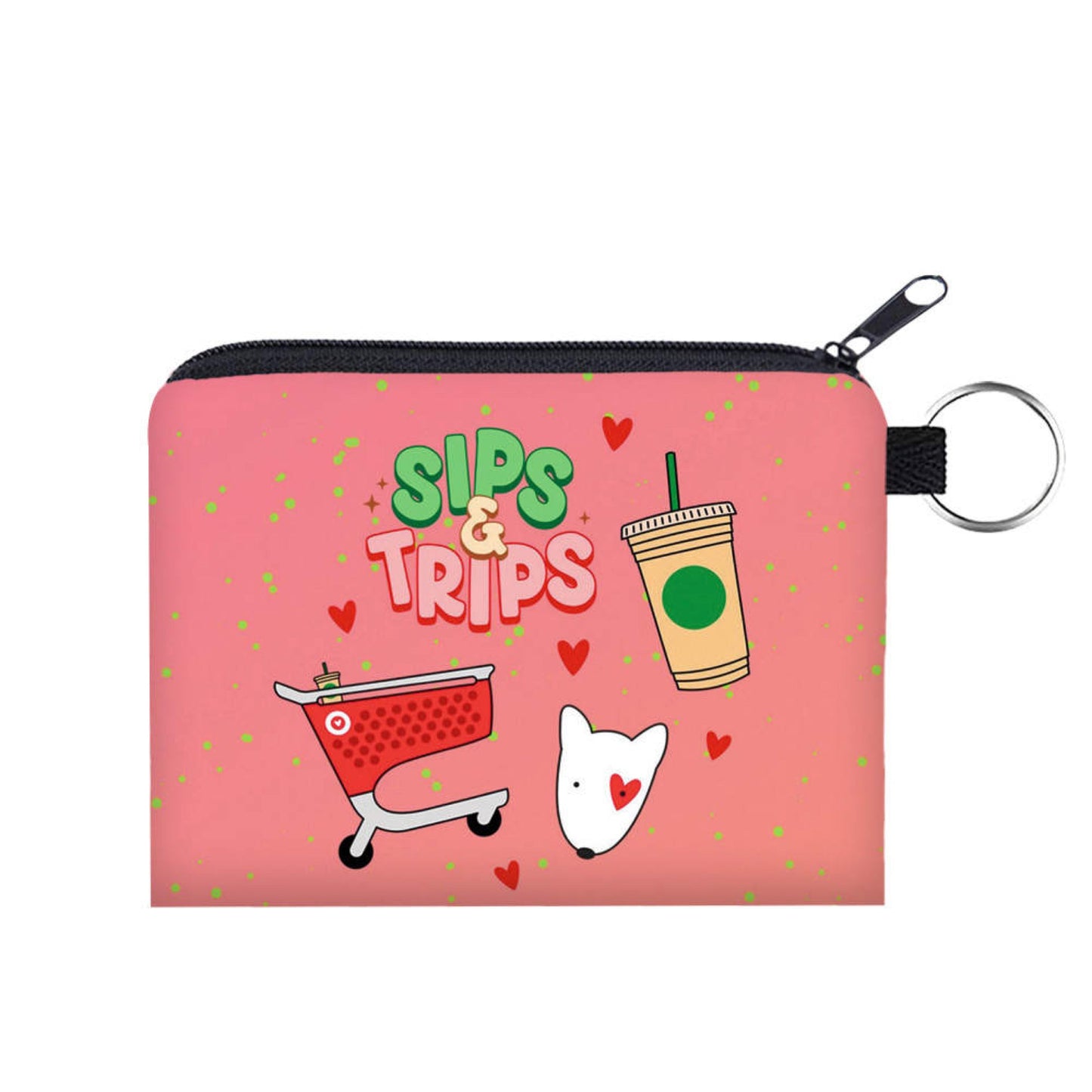 Mini Pouch - Sips & Trips - Three Bears Boutique