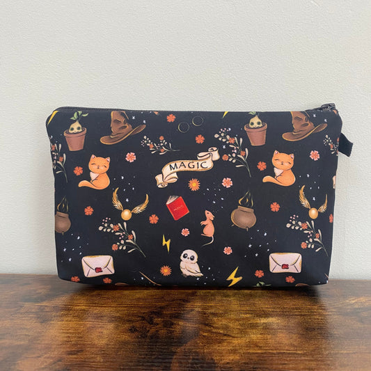 Pouch - Magic Things on Black - Three Bears Boutique