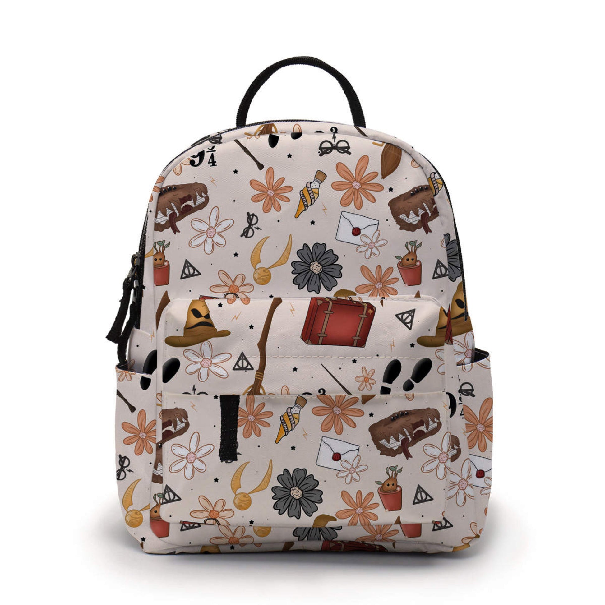 Mini Backpack - Magic Floral Suitcase - Three Bears Boutique