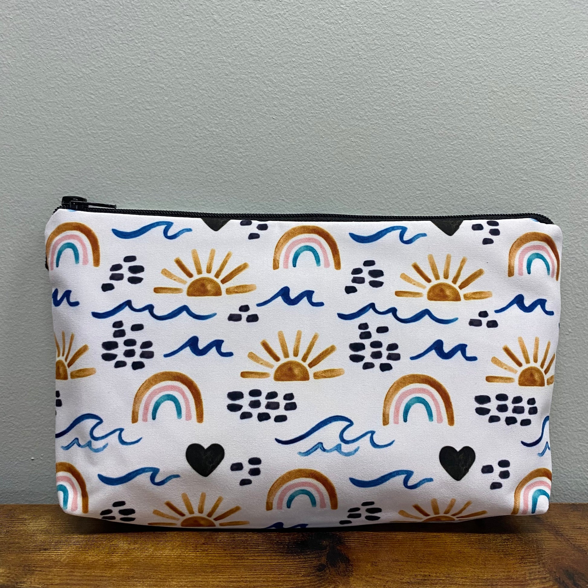 Pouch - Rainbow Sun Waves - Three Bears Boutique