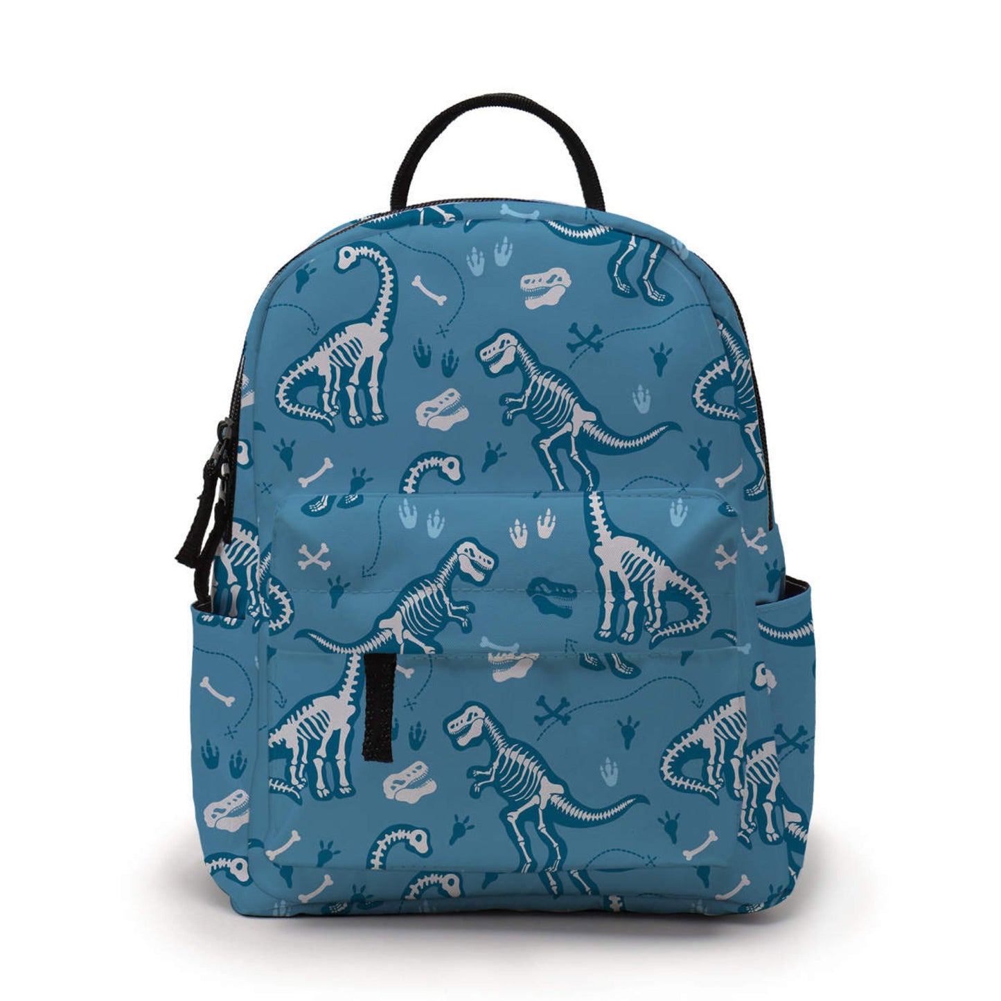 Mini Backpack - Dino Skeleton Blue - Three Bears Boutique