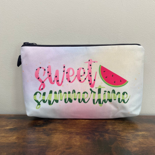 Pouch - Summer, Sweet Summertime Watermelon - Three Bears Boutique