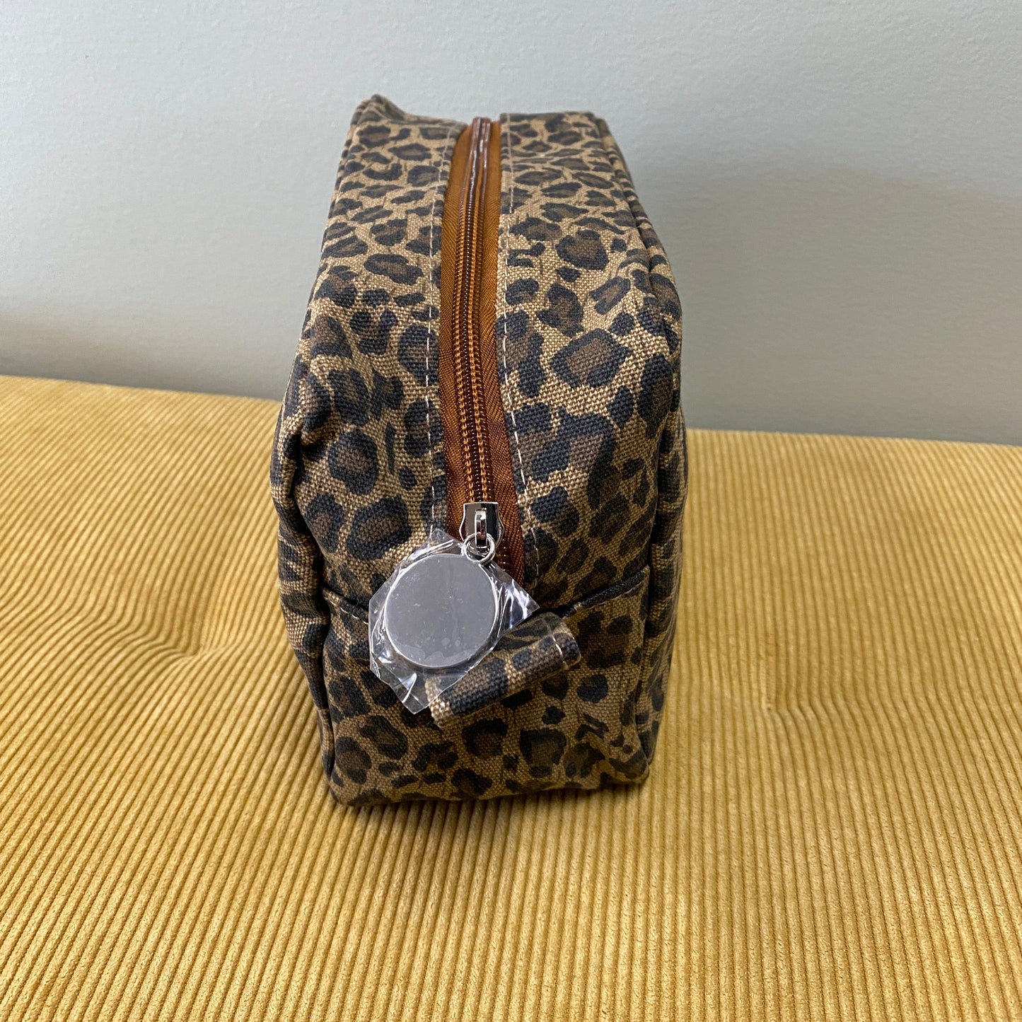 Pouch - Stand Up Zip - Brown Leopard - Three Bears Boutique