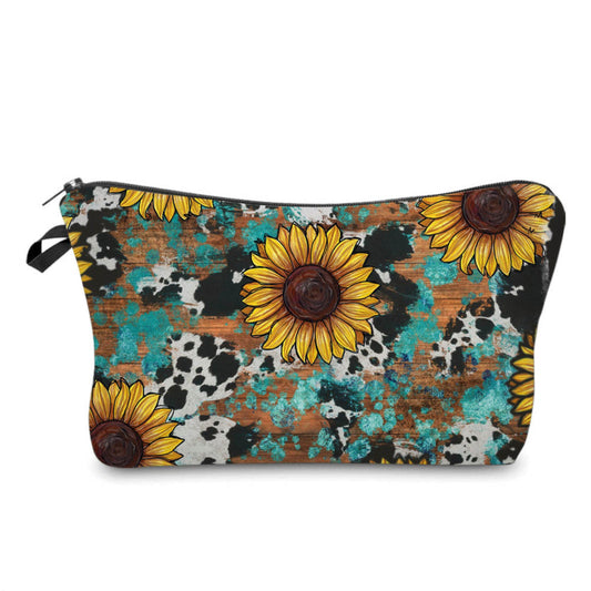Pouch - Sunflower Cow Wood - Three Bears Boutique