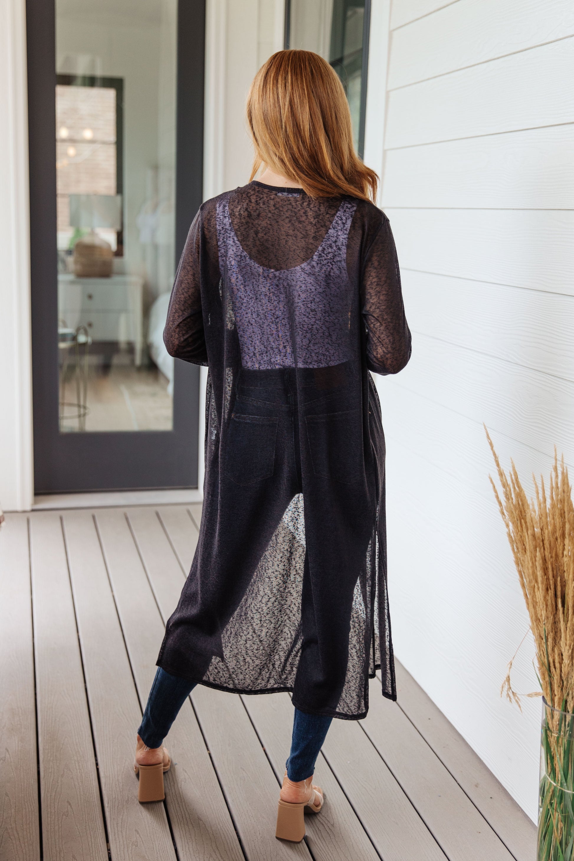 Afternoon Shade Sheer Cardigan - Three Bears Boutique
