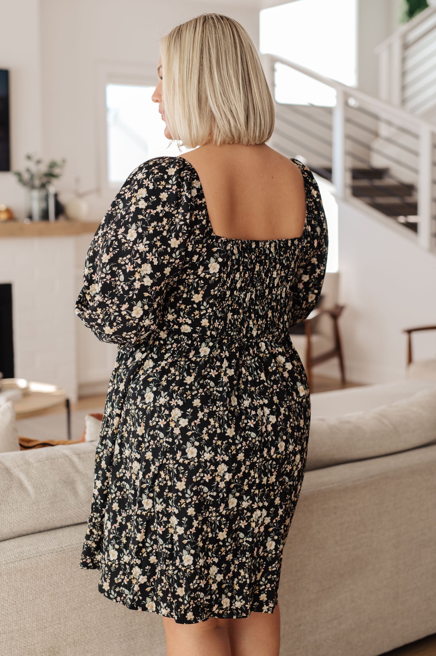 Back to the Start Floral Dress - Three Bears Boutique