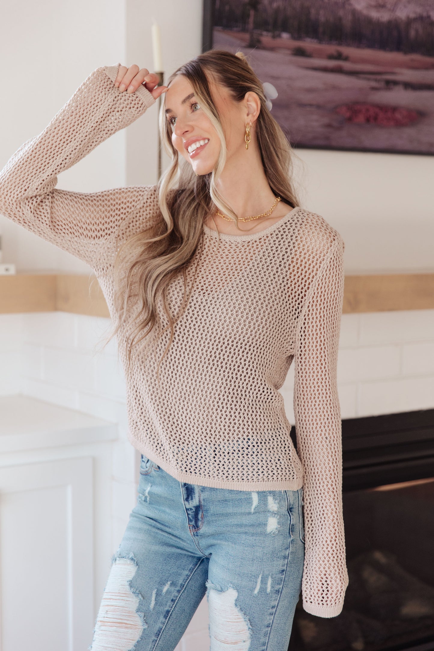Calming Down Loose Knit Top - Three Bears Boutique