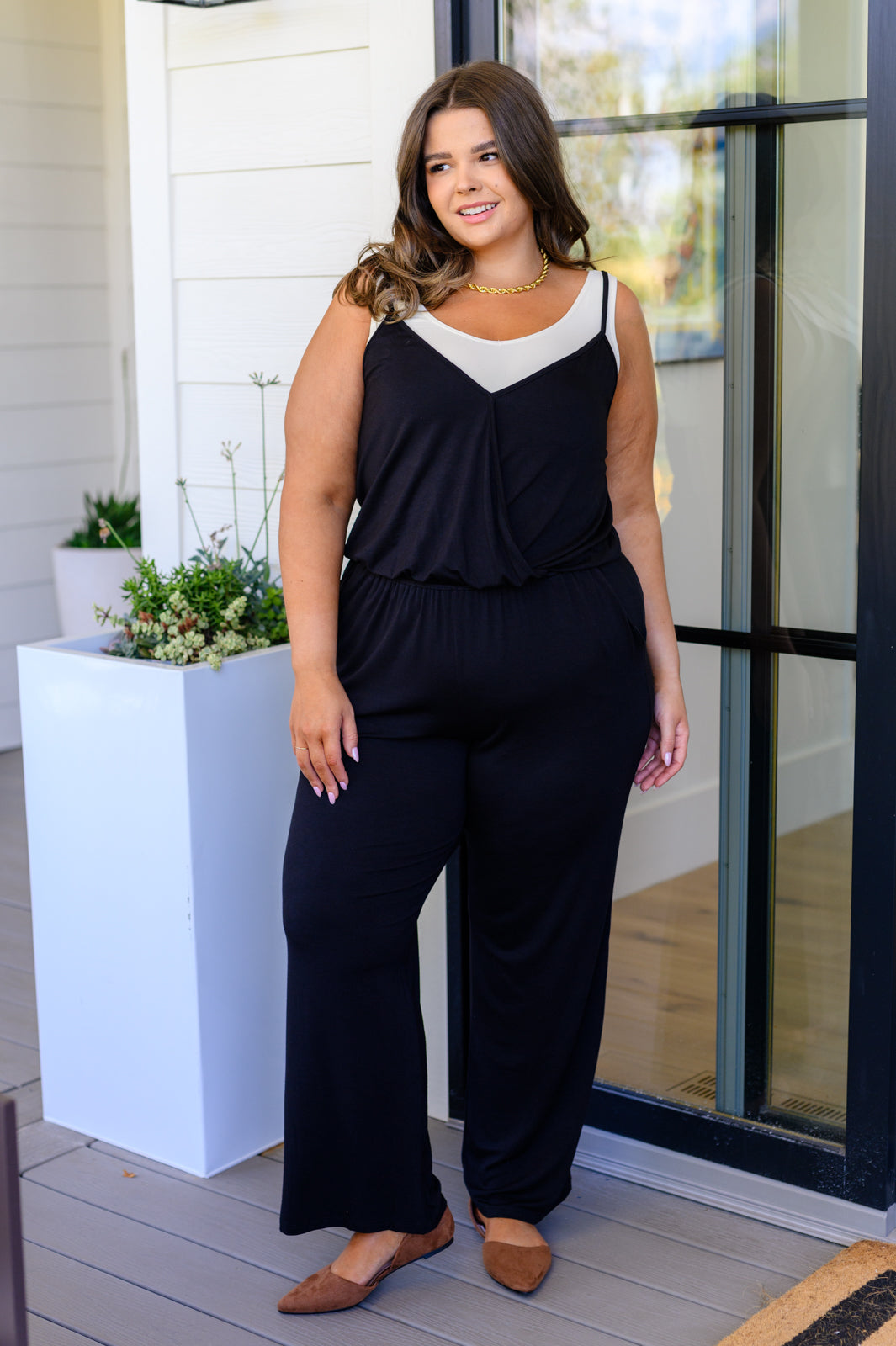Completely Justified Jumpsuit in Black - Three Bears Boutique