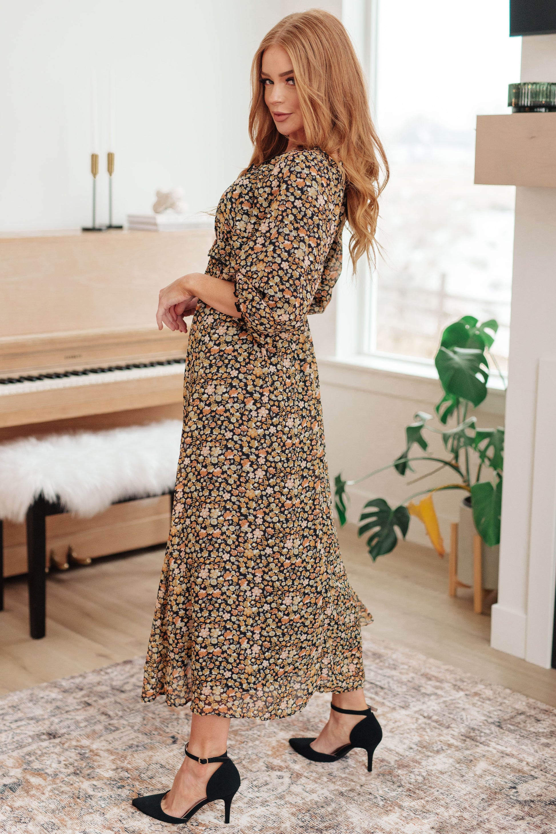 Ever So Briefly Floral Maxi Dress - Three Bears Boutique