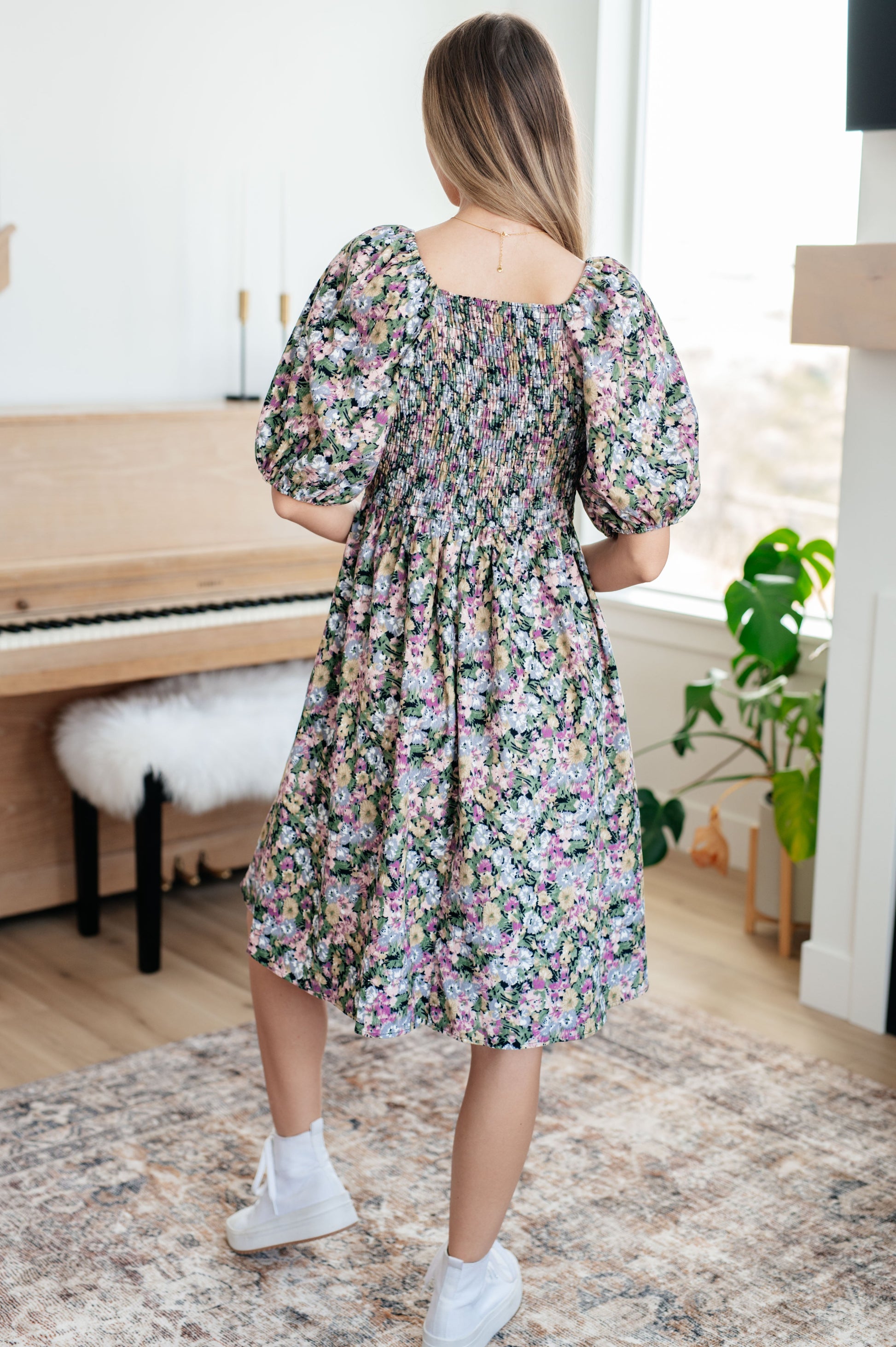 Excellence Without Effort Floral Dress - Three Bears Boutique