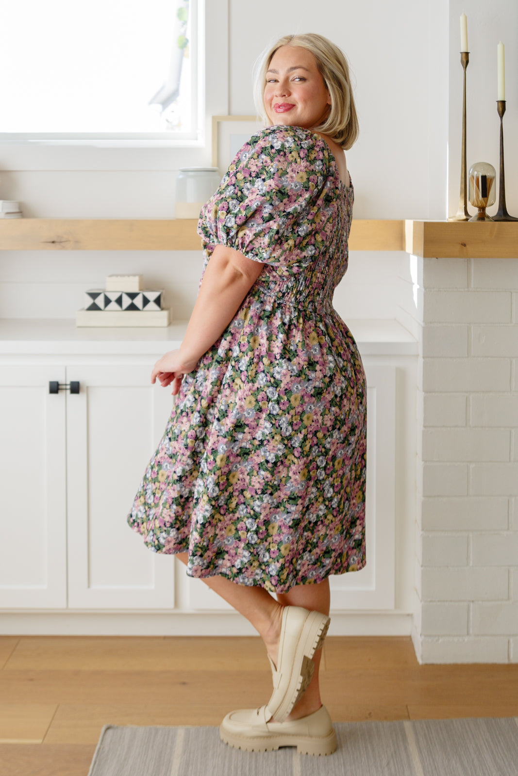 Excellence Without Effort Floral Dress - Three Bears Boutique
