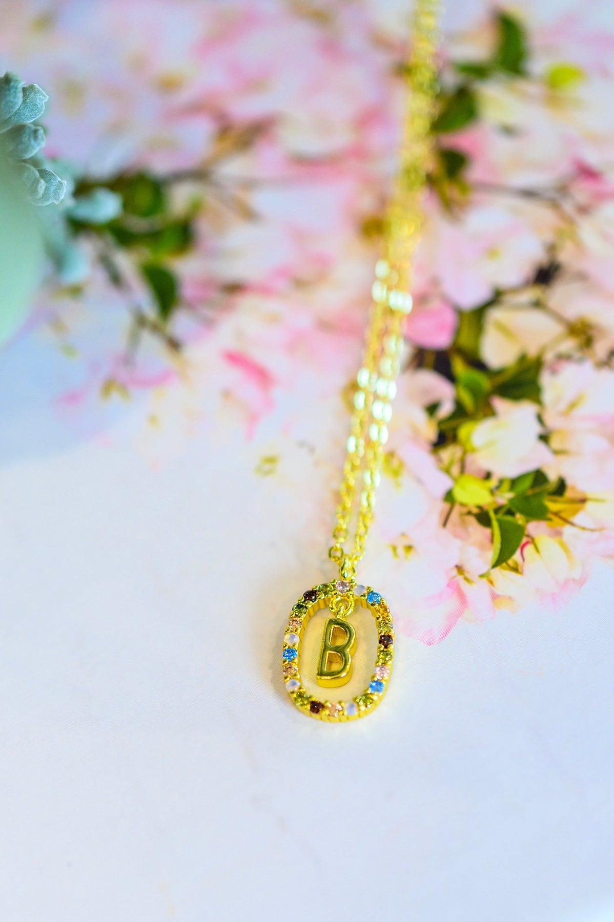 Mi Amor Gold Dipped Initial Necklace - Three Bears Boutique