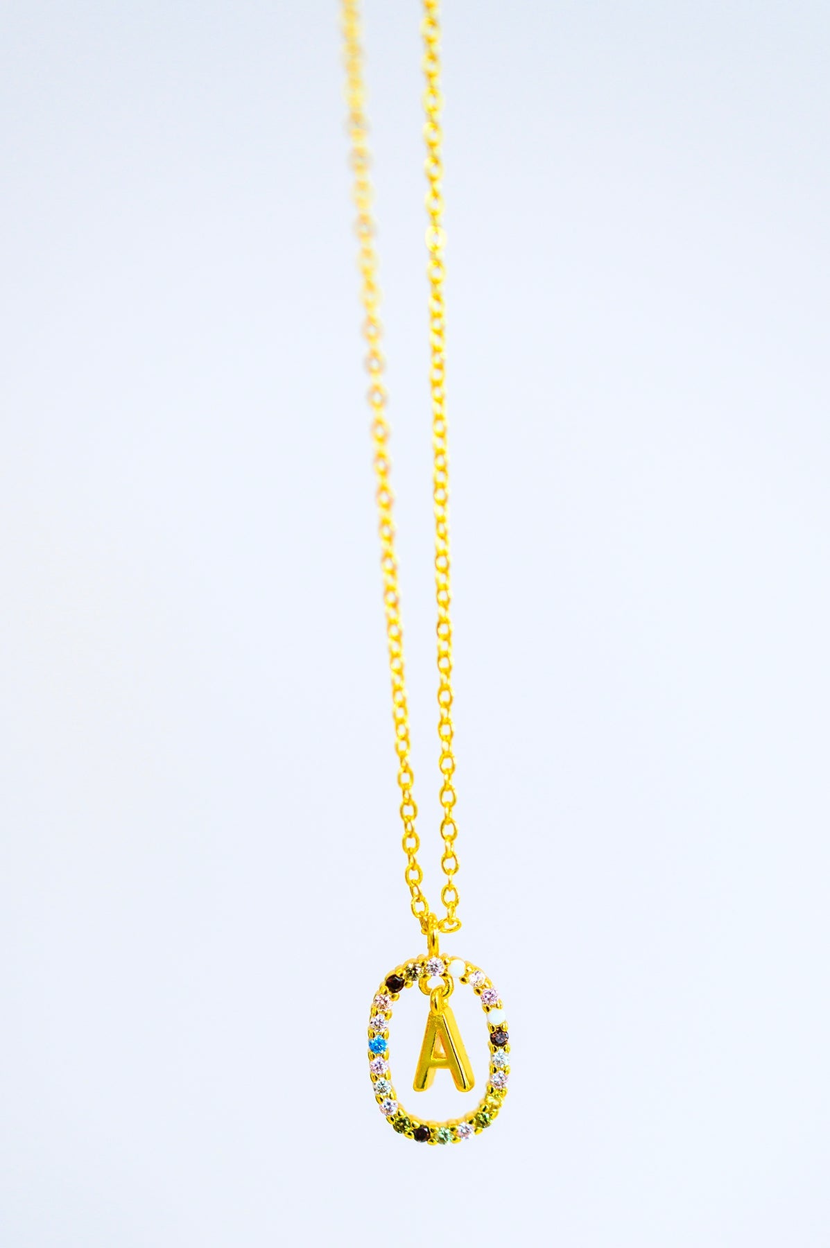 Mi Amor Gold Dipped Initial Necklace - Three Bears Boutique