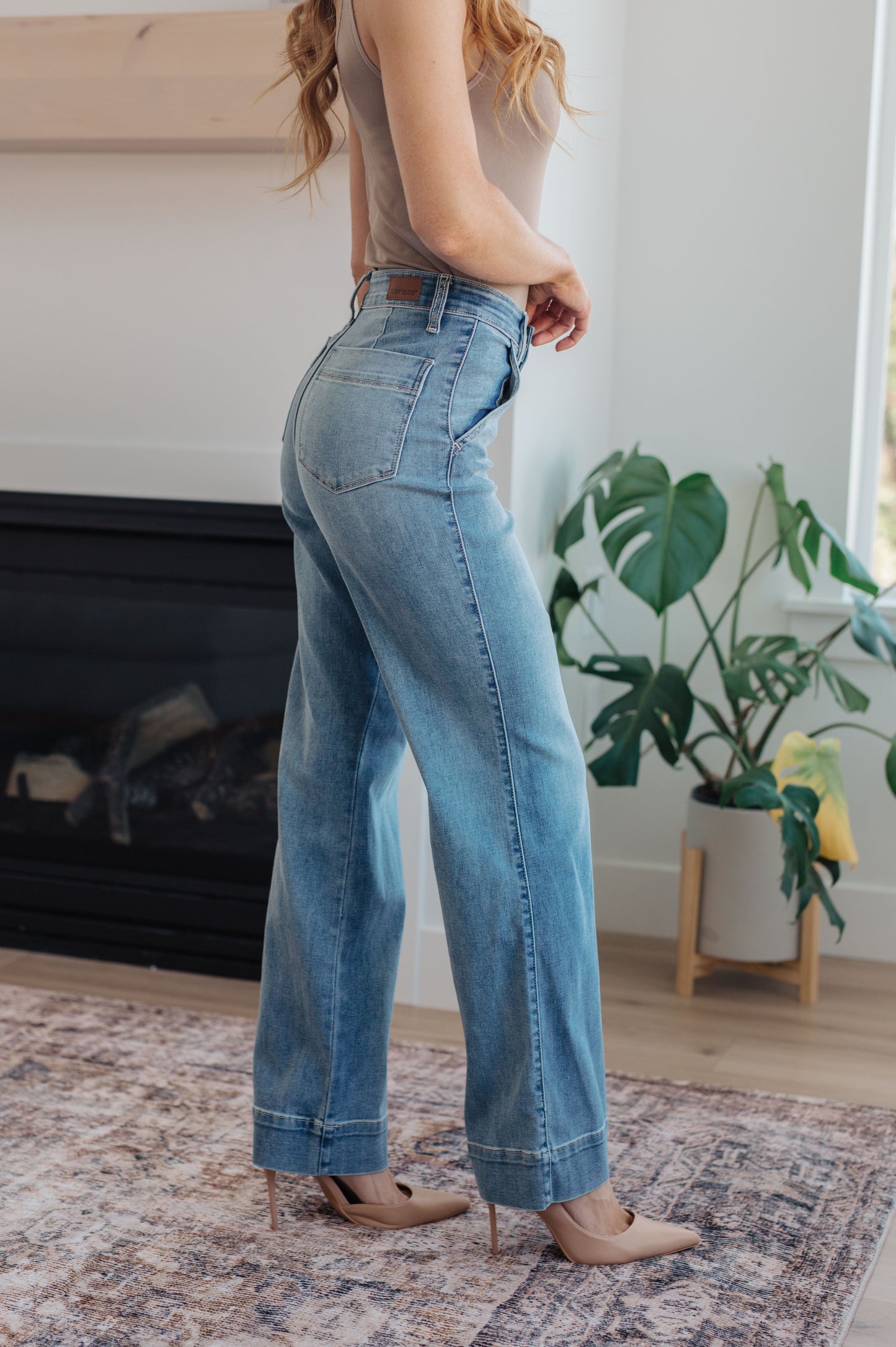 Mindy Mid Rise Wide Leg Jeans - Three Bears Boutique