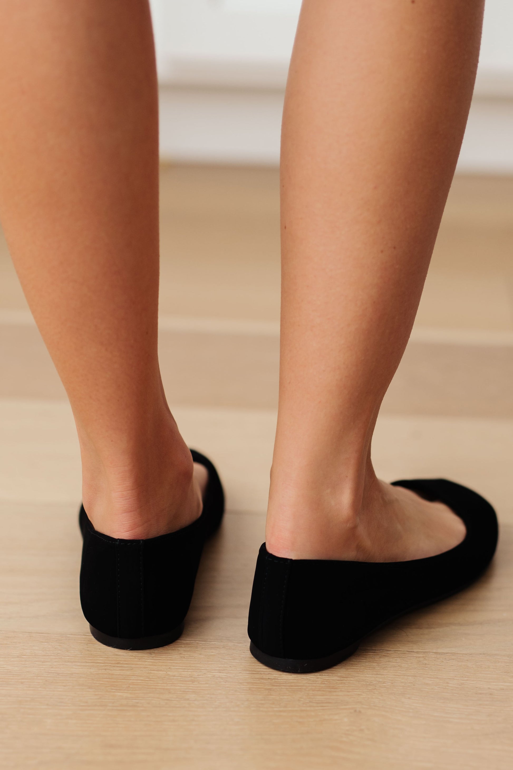 On Your Toes Ballet Flats in Black - Three Bears Boutique