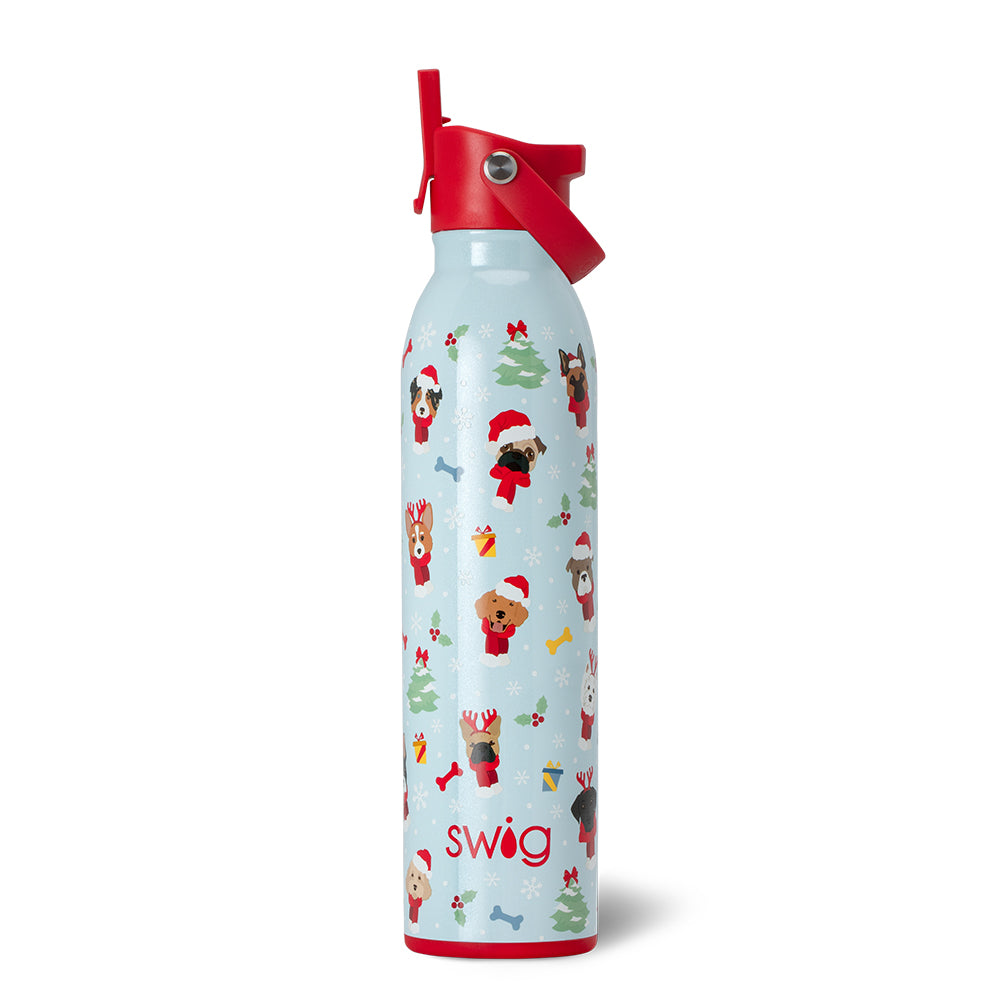 Santa Paws Flip + Sip Water Bottle - Three Bears Boutique