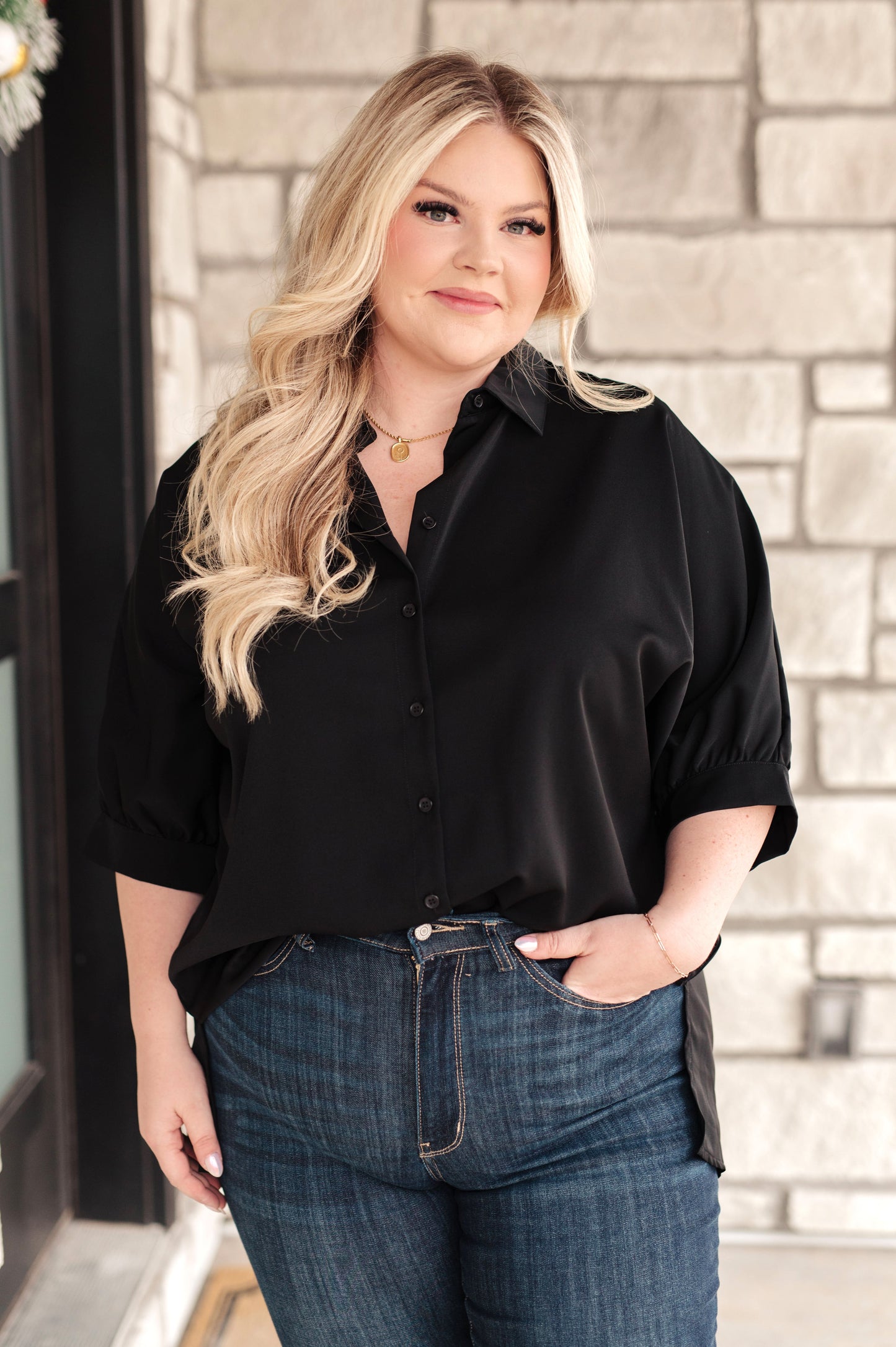Turned Out Perfect Oversized Button Down Shirt - Three Bears Boutique
